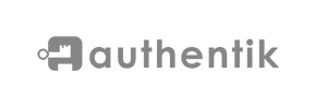 Logo Authentik, open-source autentizačního řešení, které poskytuje bohaté možnosti správy identity a přístupu.