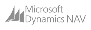 Logo Microsoft Dynamics Navision, obchodního řešení ERP (Enterprise Resource Planning) pro malé a střední podniky, podporujícího finance, dodavatelský řetězec a operace.