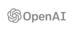Logo OpenAI, přední organizace v oblasti umělé inteligence, známá svým výzkumem a vývojem pokročilých AI technologií a aplikací.